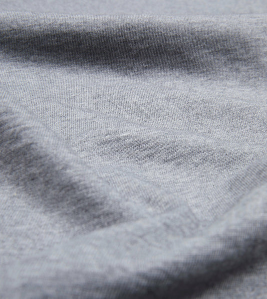 Drake's Grey Cotton Crew Neck Hiking T-Shirt