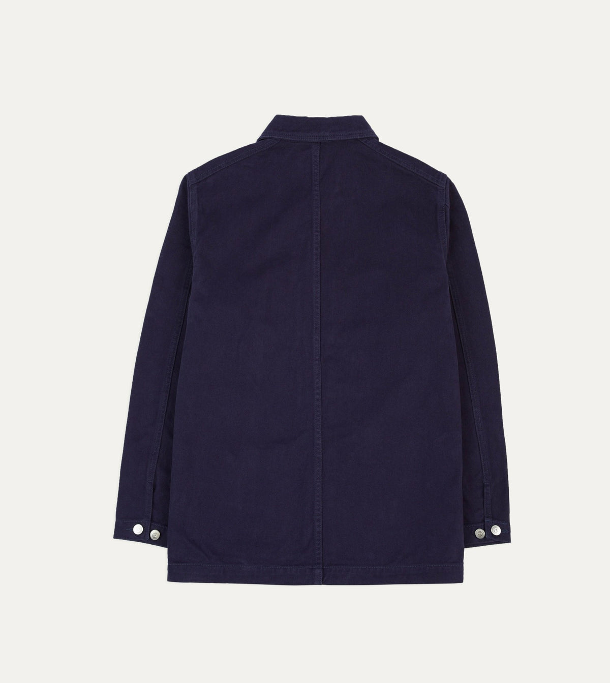 Drake's French Blue Heavy Twill Cotton Five-Pocket Chore Jacket