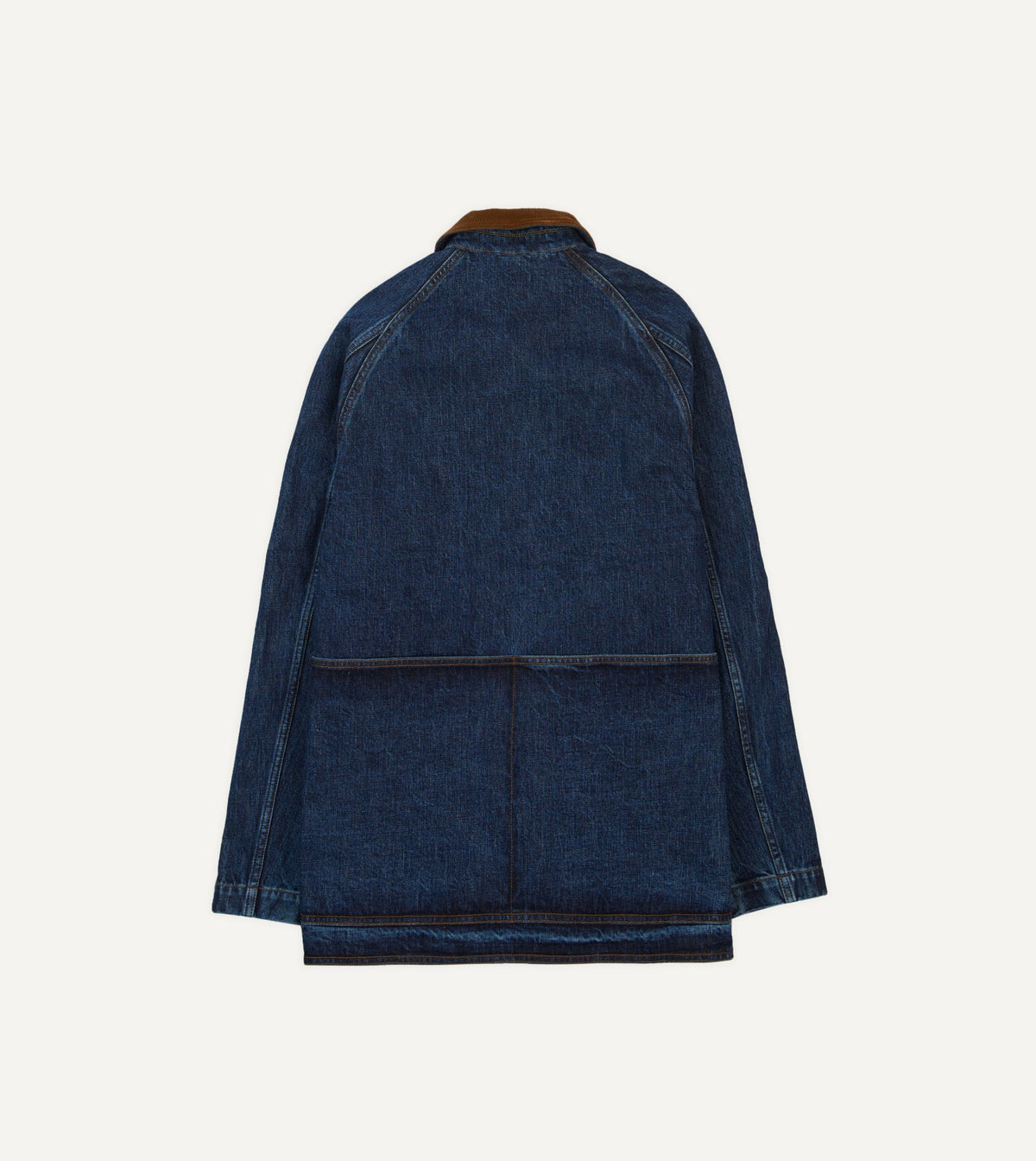 Drake's Stone Wash Denim Field Jacket
