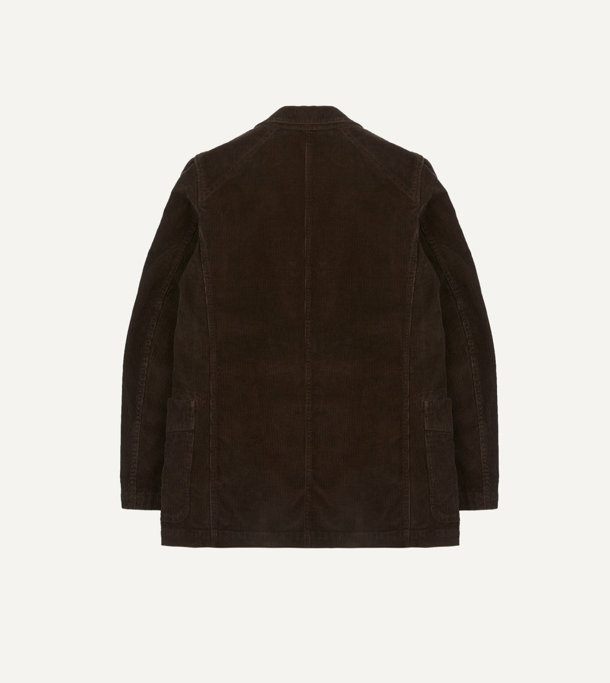 Drake's Brown Cotton Corduroy Field Games Blazer