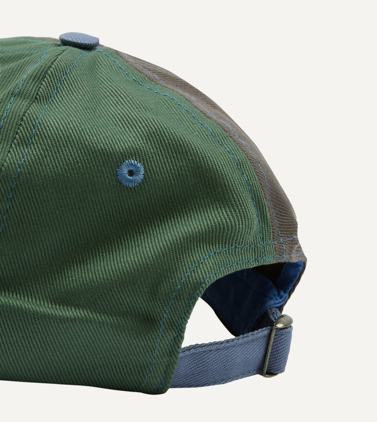 Drake's Multi Chainstitch 'D' Cotton Twill Baseball Cap