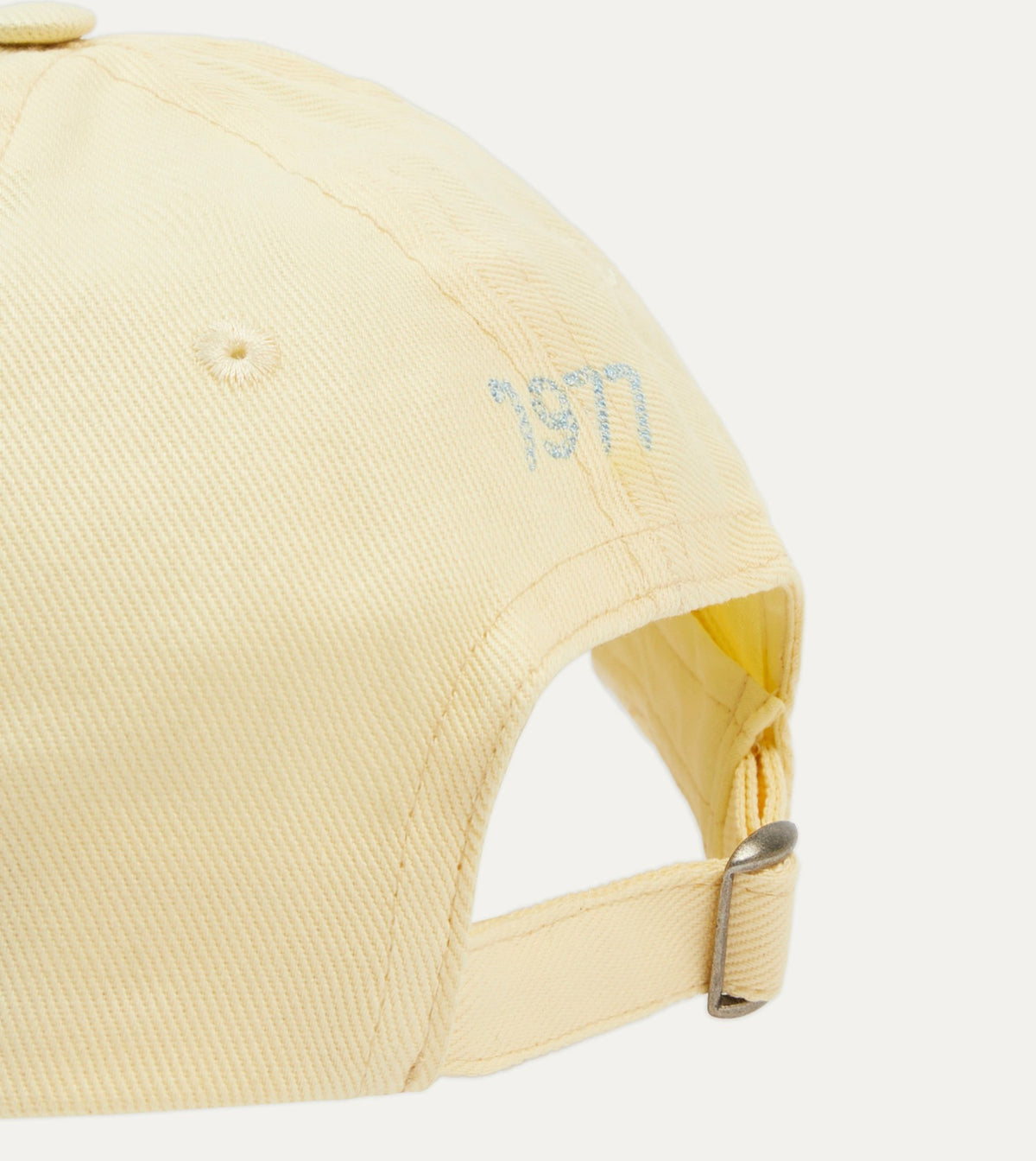 Drake's Yellow Chainstitch 'D' Cotton Twill Baseball Cap