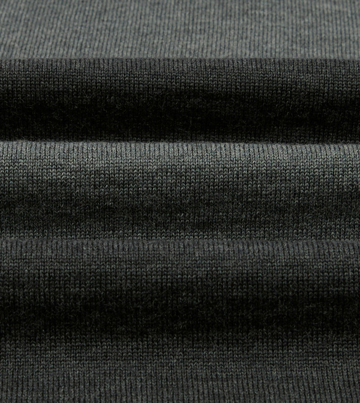 Drake's Grey Block Stripe Knitted Rugby Shirt