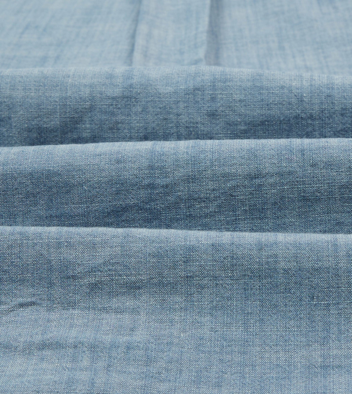 Drake's Light Blue Cotton Chambray Button-Down Shirt