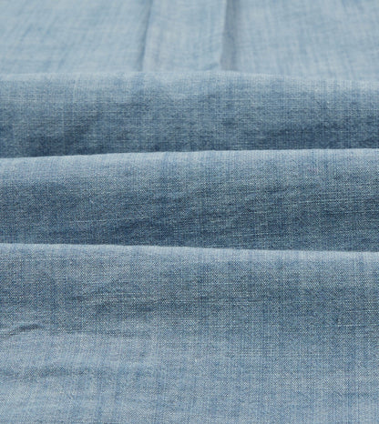 Drake's Light Blue Cotton Chambray Button-Down Shirt