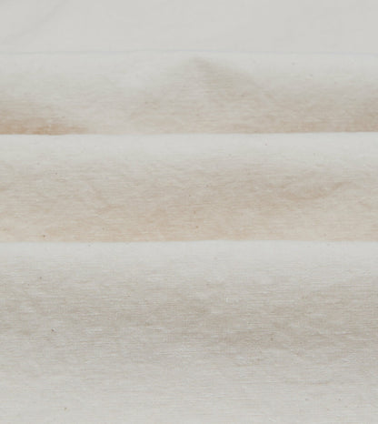 Drake's Ecru Cotton-Hemp Camp Collar Short Sleeve Shirt