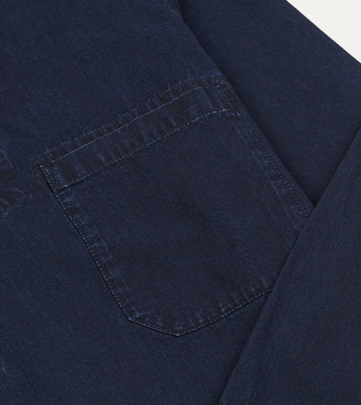 Drake's Indigo Cotton Smock