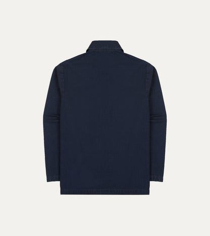 Drake's Indigo Cotton Smock