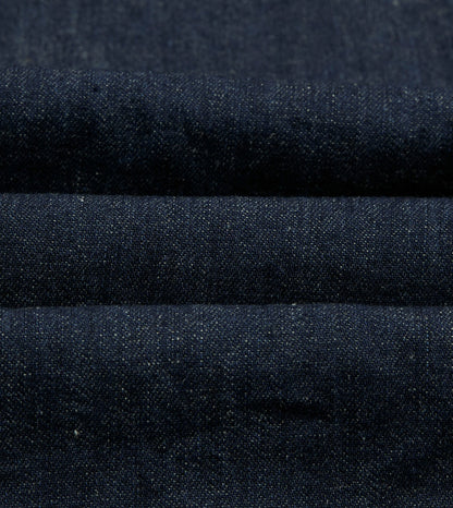 Drake's Indigo Rinse Denim Button-Down Shirt