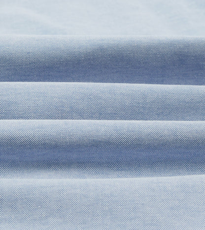 Drake's Mid-Blue Cotton Oxford Cloth Button-Down Shirt