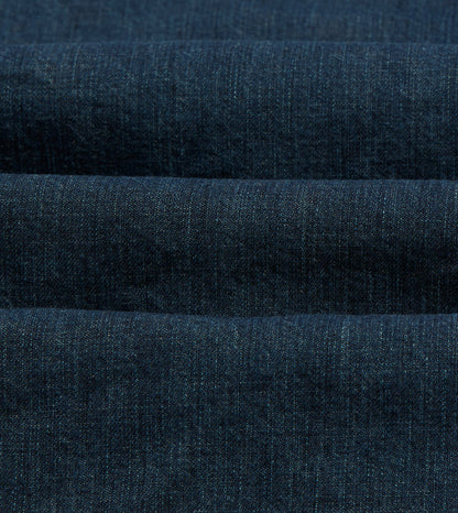 Drake's Indigo Rinse Denim Two-Pocket Western Shirt