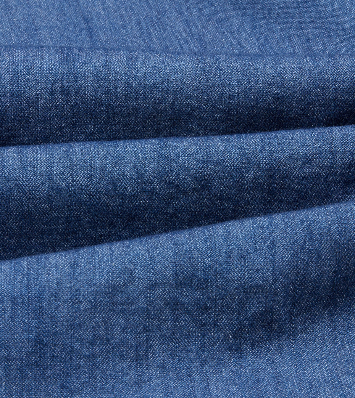 Drake's Mid-Blue Washed Denim Cotton Two-Pocket Work Shirt