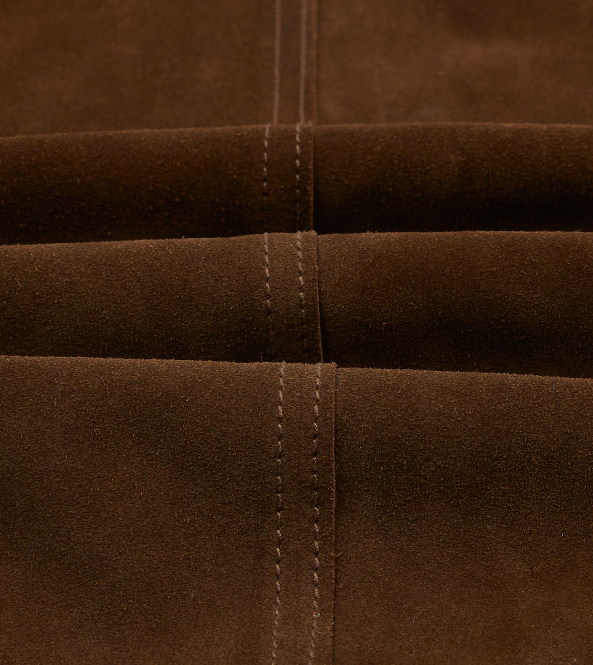 Drake's Brown Roughout Suede Overshirt