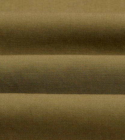 Drake's Olive Cotton-Linen Field Shirt