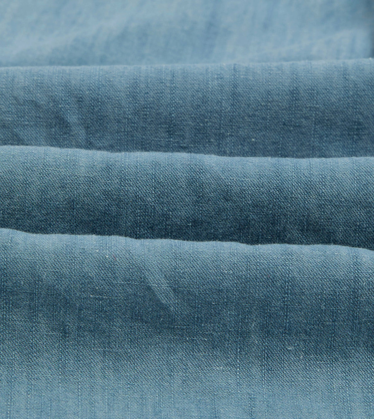 Drake's Stone Wash Cotton Chambray Button-Down Collar Popover Shirt