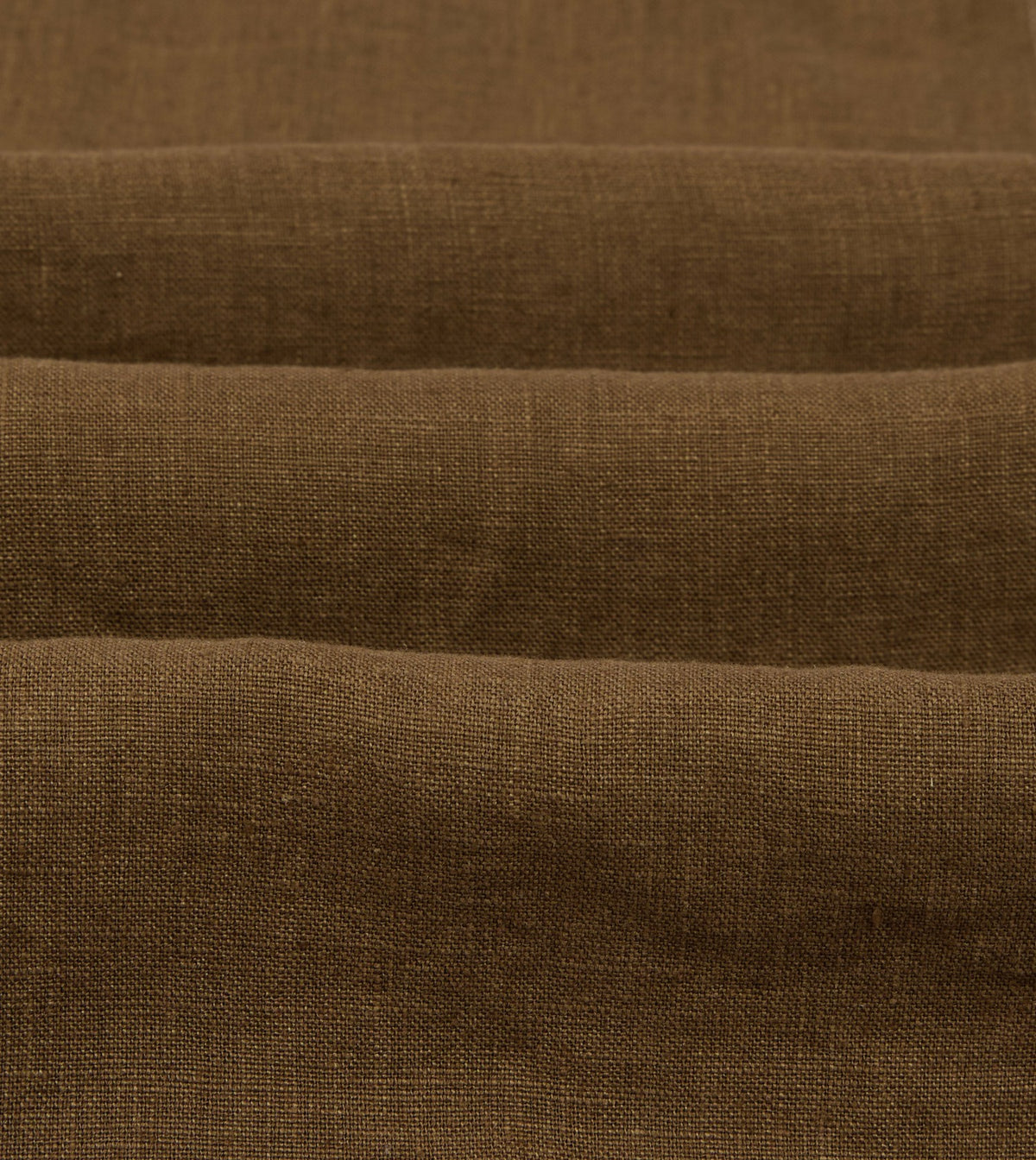 Drake's Brown Linen Two-Pocket Western Shirt