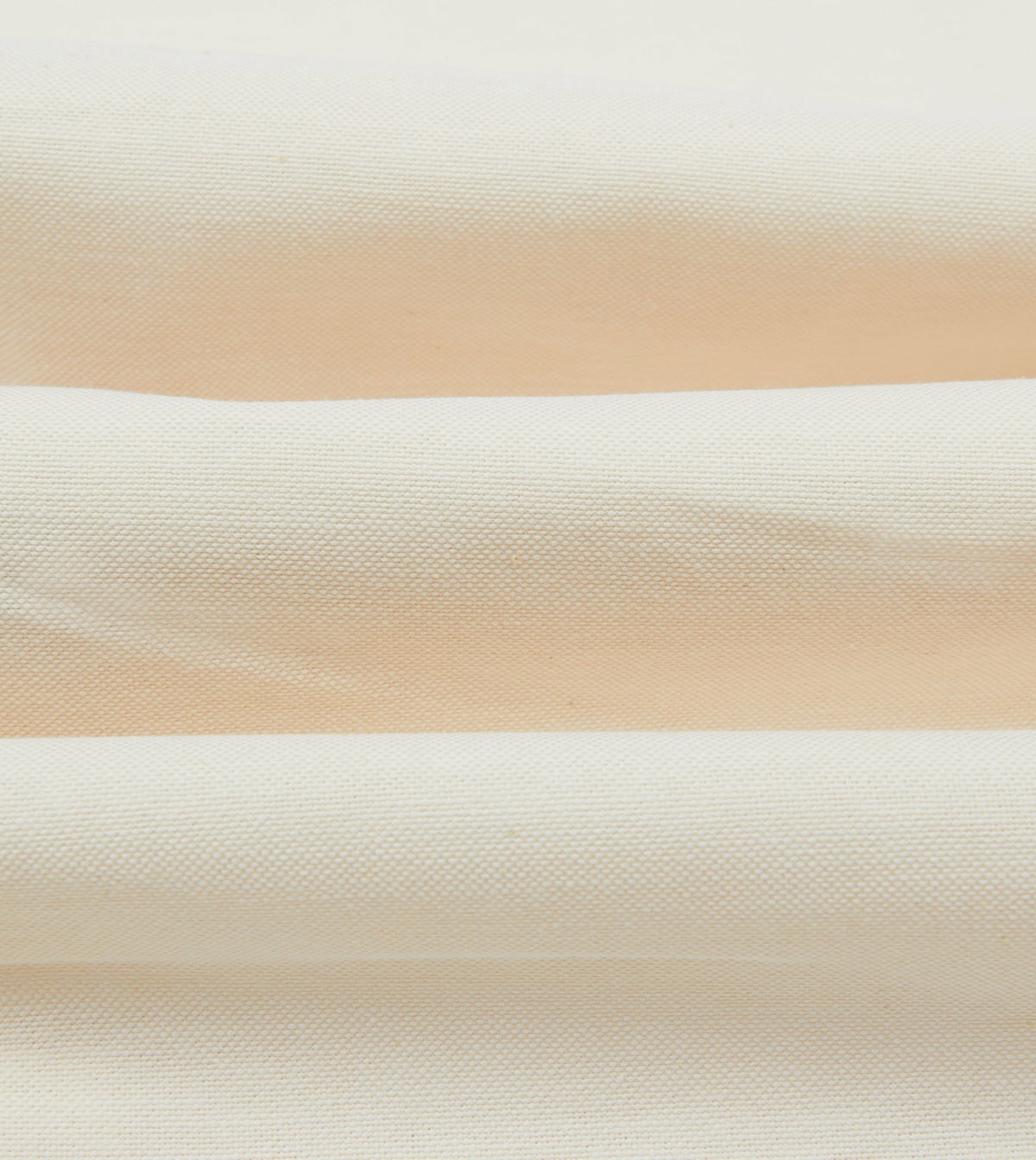 Drake's Cream Cotton Oxford Cloth Long Point Collar Shirt
