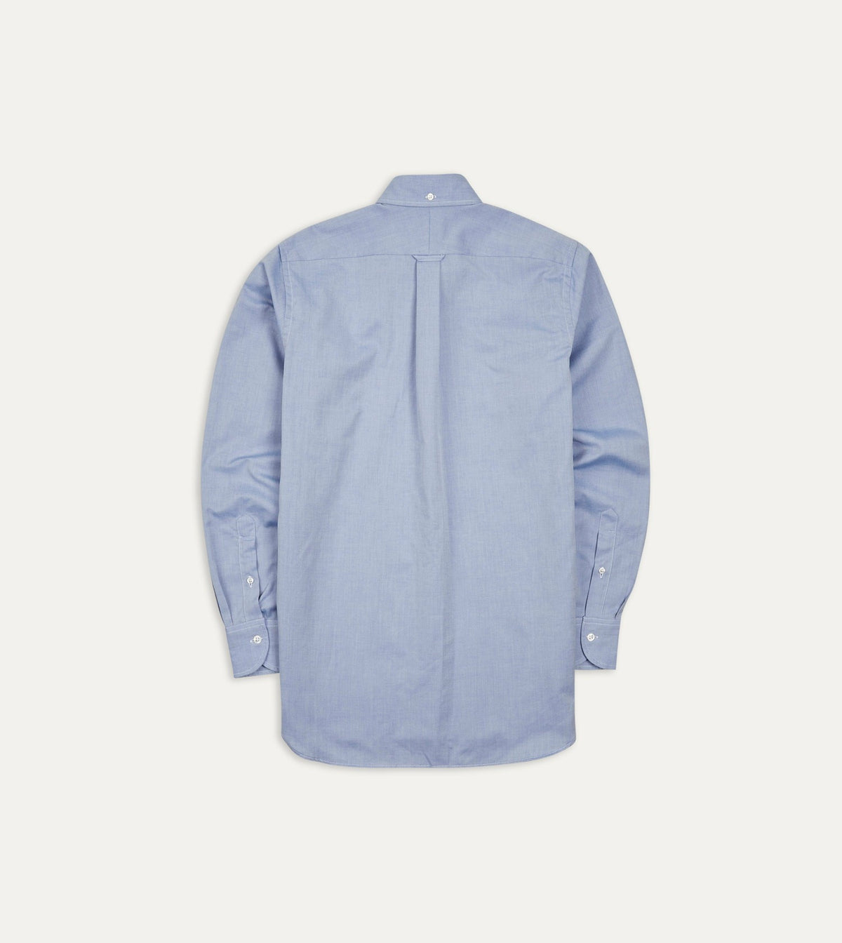 Drake's Navy Pinpoint Oxford Cotton Cloth Button-Down Shirt
