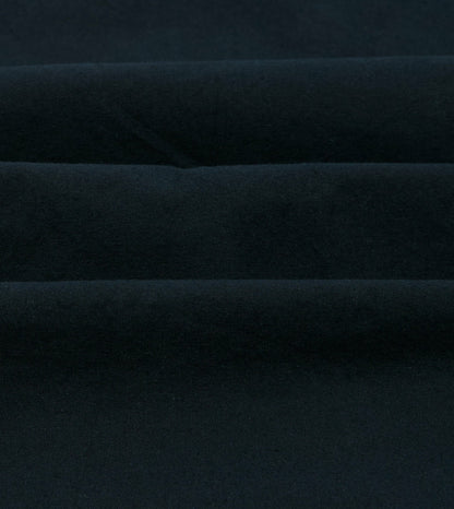 Drake's Navy Contrast Stitch Cotton-Linen Two-Pocket Work Shirt