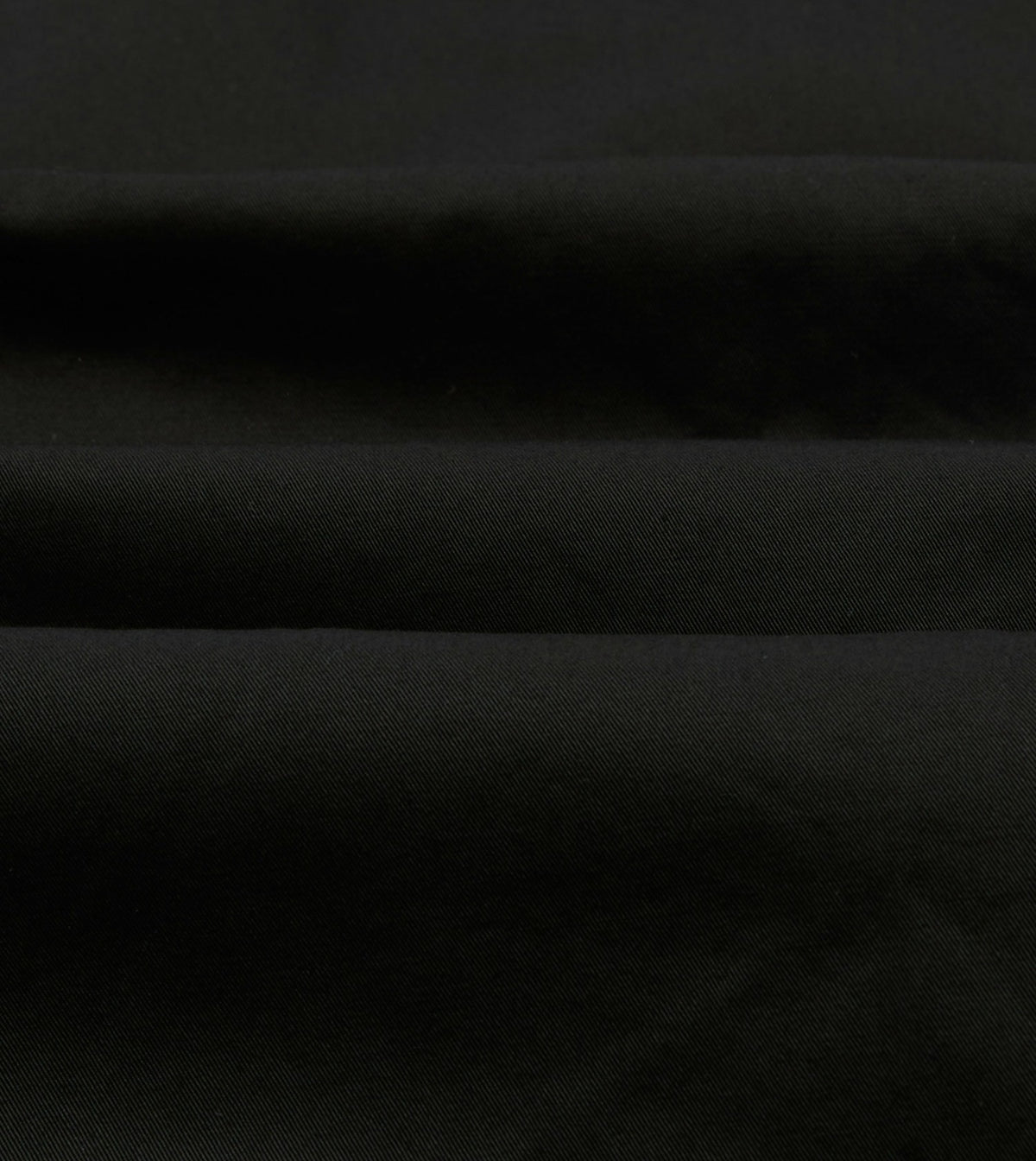 Drake's Black Cotton Mandarin Collar Shirt