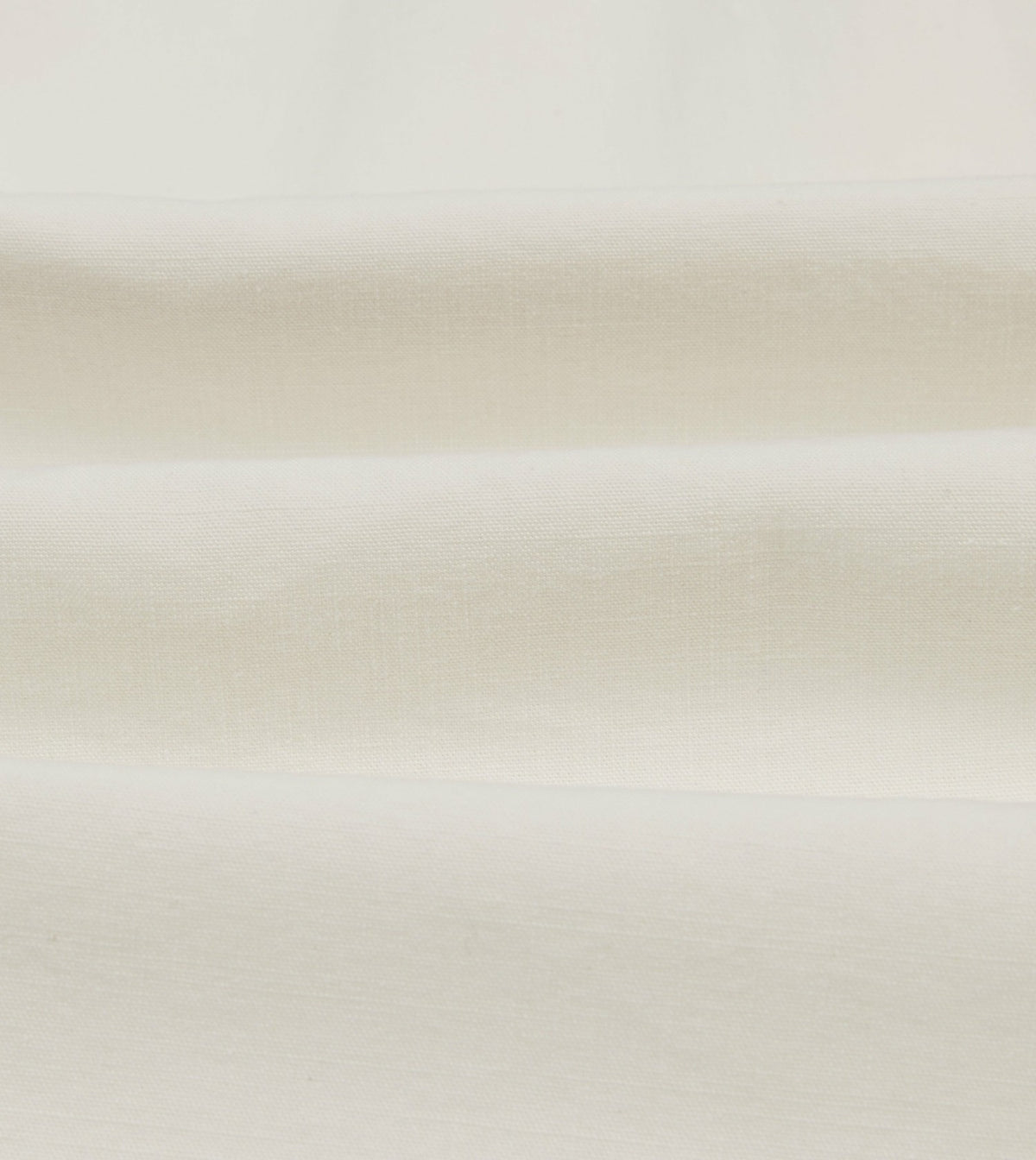 Drake's White Cotton Two-Pocket Work Shirt
