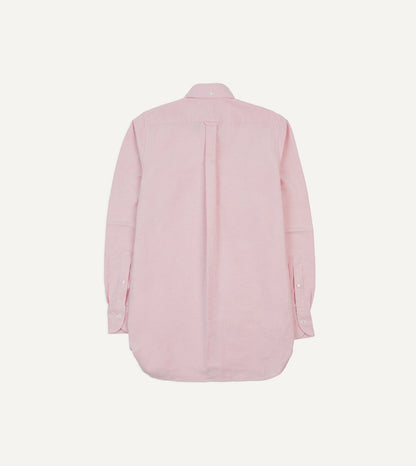 Drake's Bright Pink Cotton Oxford Cloth Button-Down Shirt
