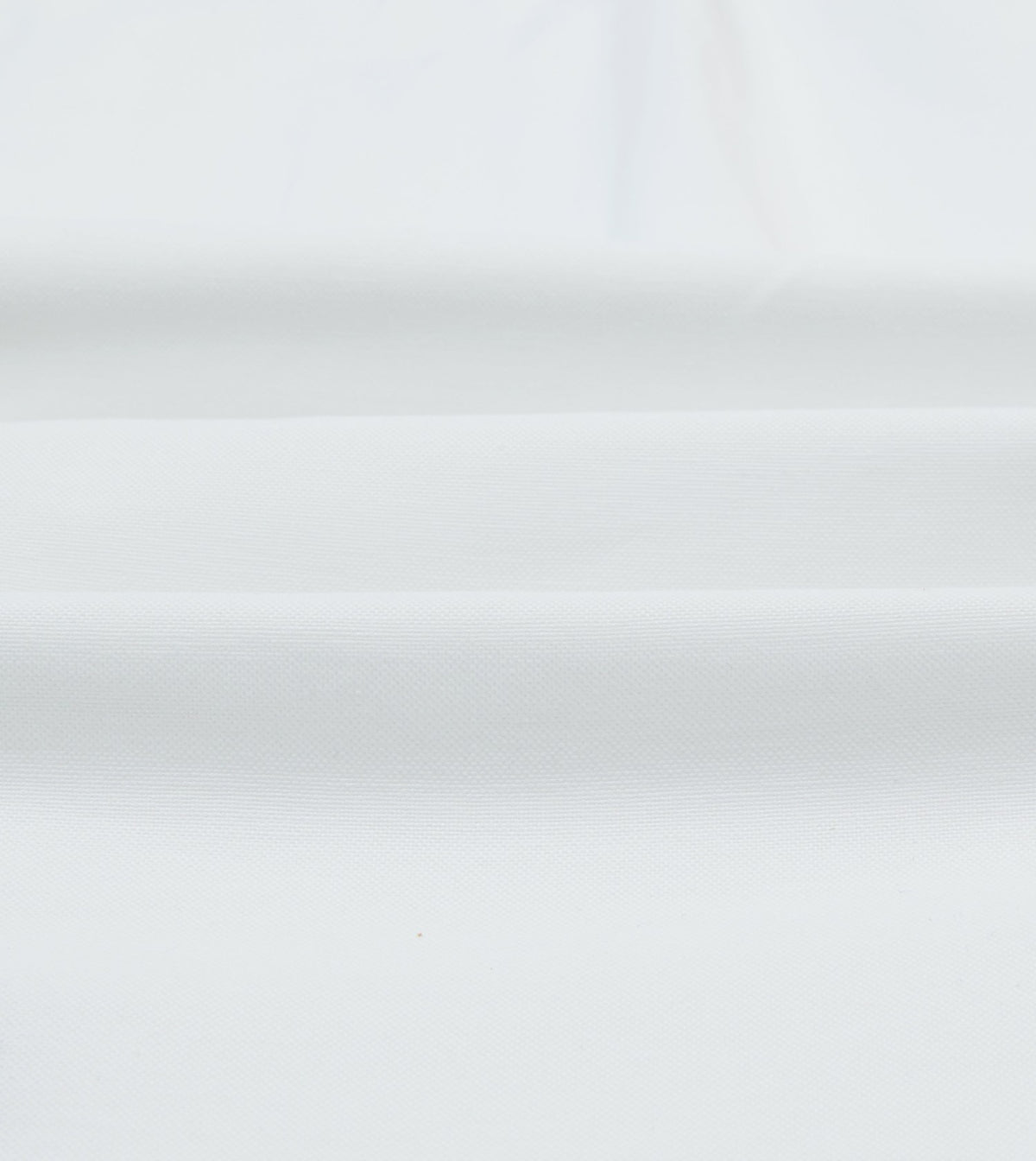 Drake's White Cotton Oxford Cloth Long Point Collar Shirt