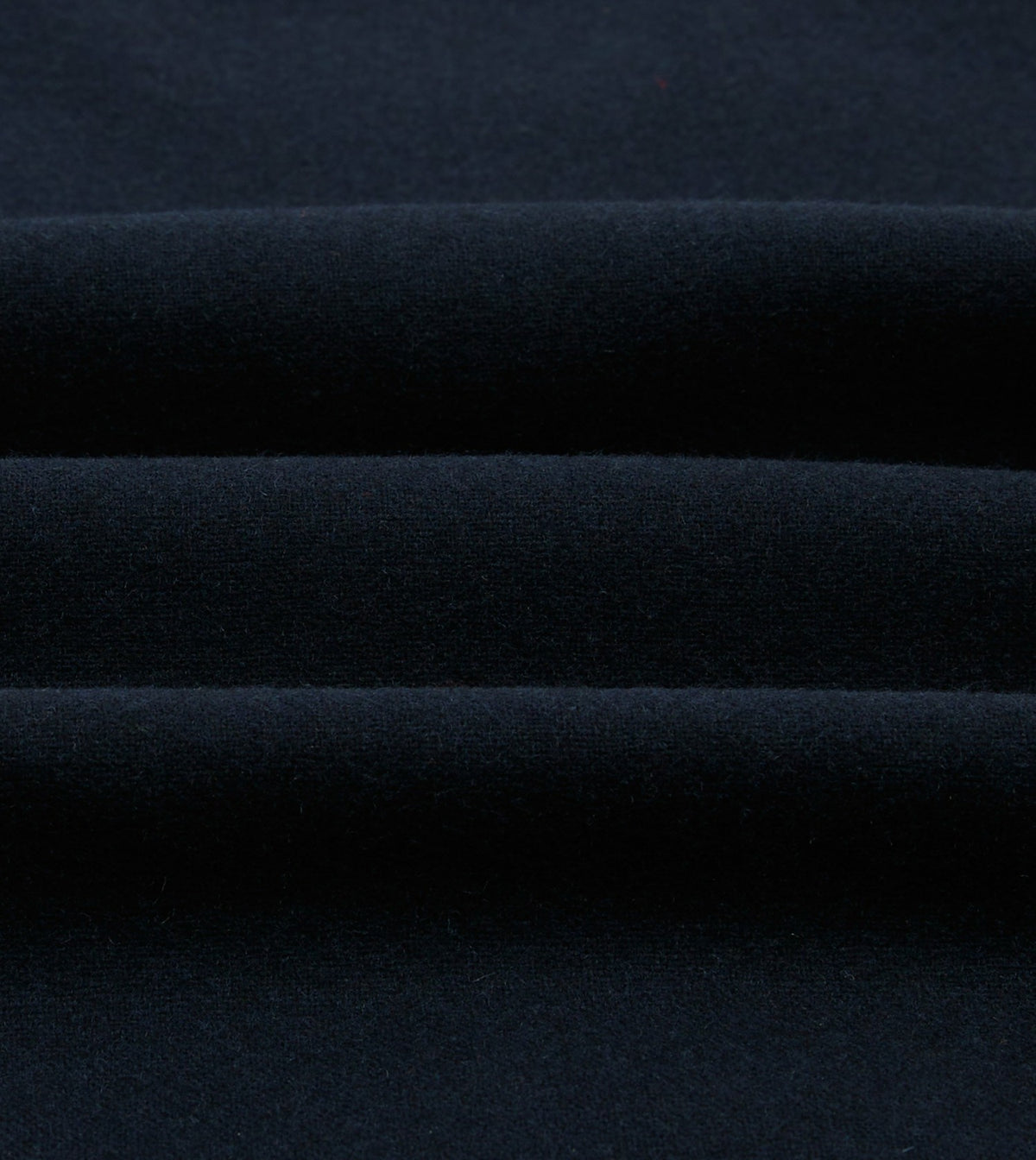 Drake's Navy Wool Four-Pocket Camp Collar Work Shirt