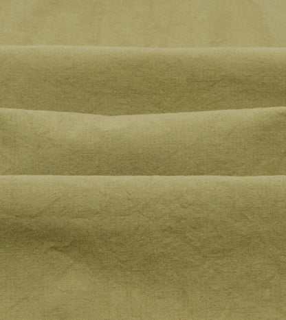 Drake's Khaki Cotton-Linen Crepe Cuban Shirt