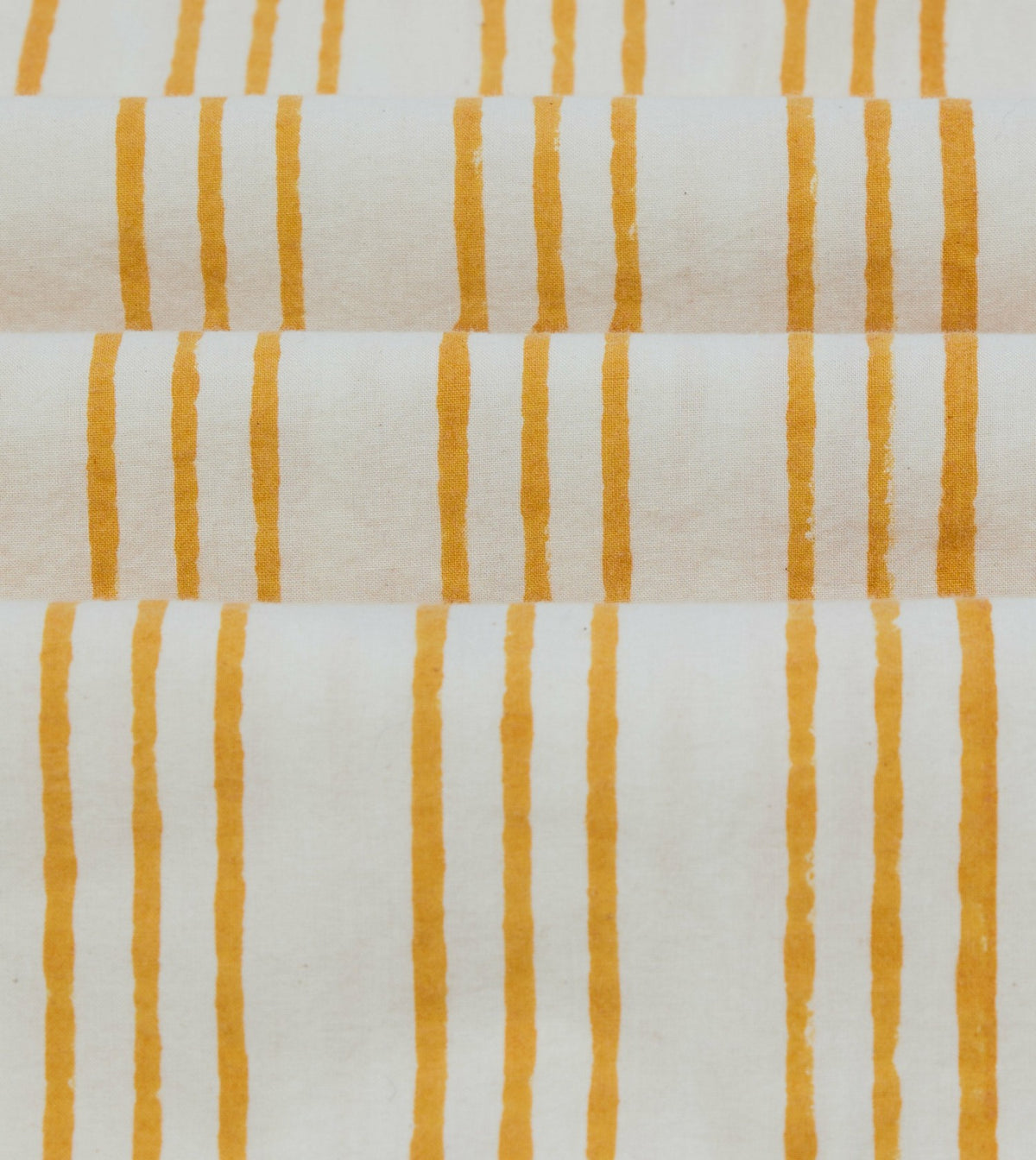 Drake's Yellow Triple Stripe Block Print Cotton Camp Collar Short Sleeve Shirt