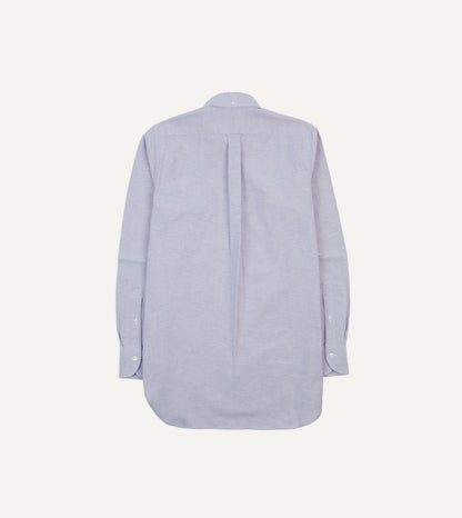 Drake's Lilac Cotton Oxford Cloth Button-Down Shirt