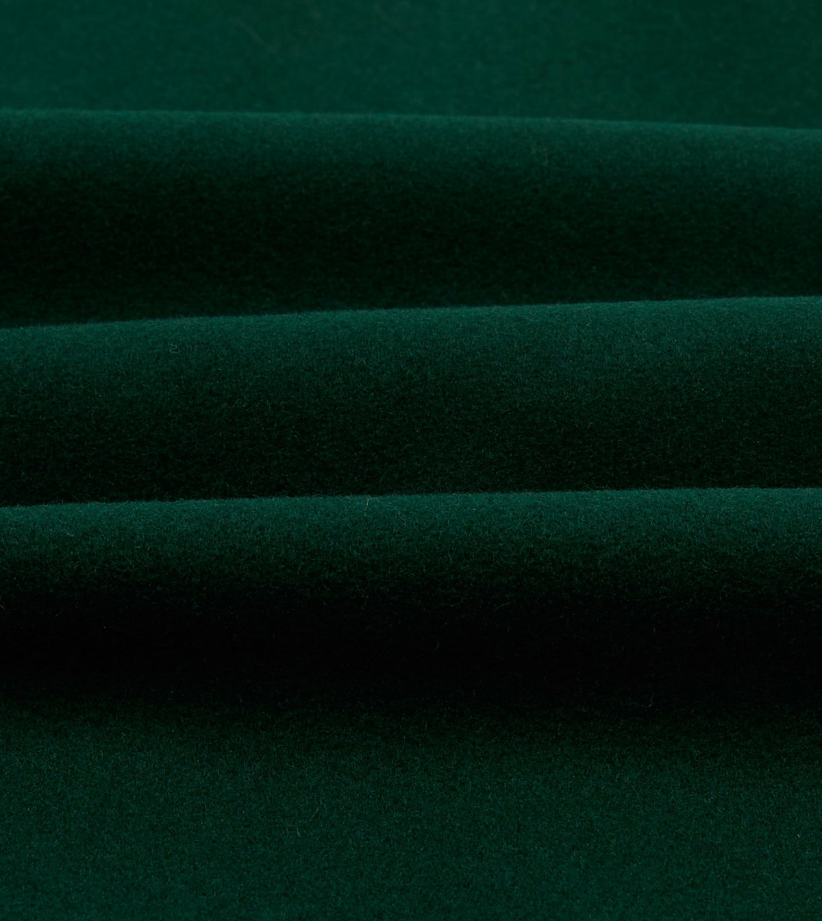 Drake's Green Wool Four-Pocket Camp Collar Work Shirt