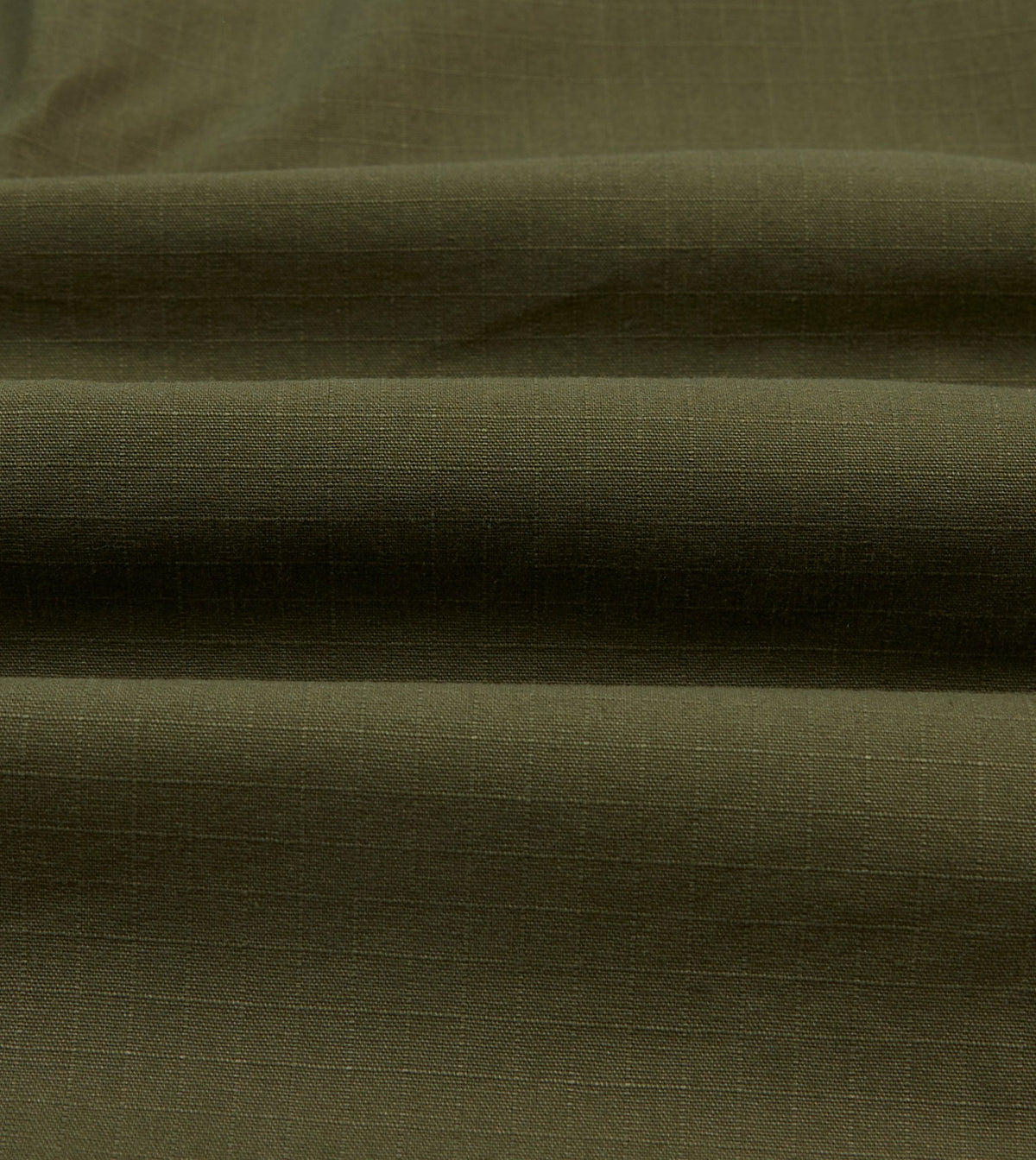 Drake's Olive Ripstop Cotton Work Shirt