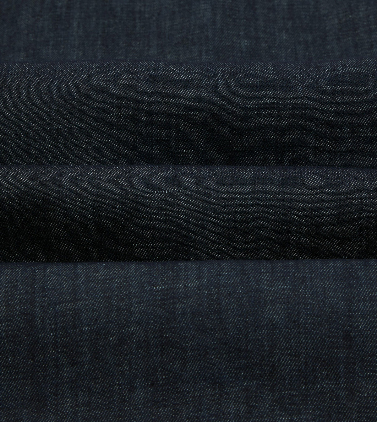 Drake's Navy Cotton-Hemp Denim Camp Collar Work Shirt
