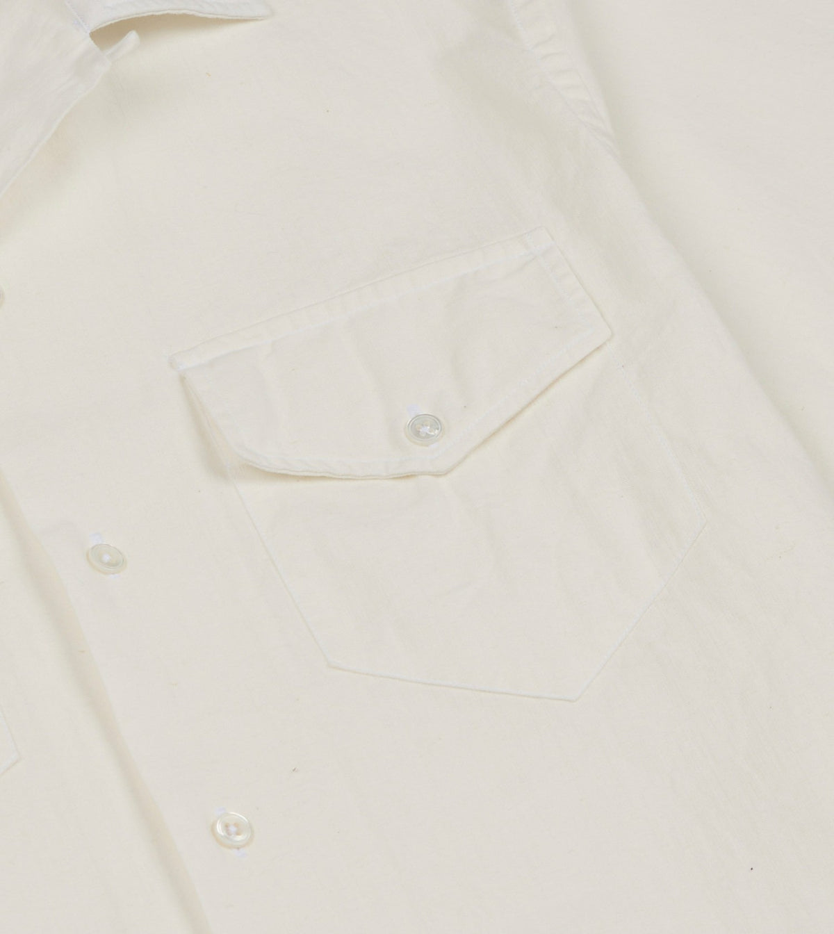 Drake's Mayumi Y. for Drake’s Embroidered Cotton-Linen Camp Collar Short Sleeve Shirt
