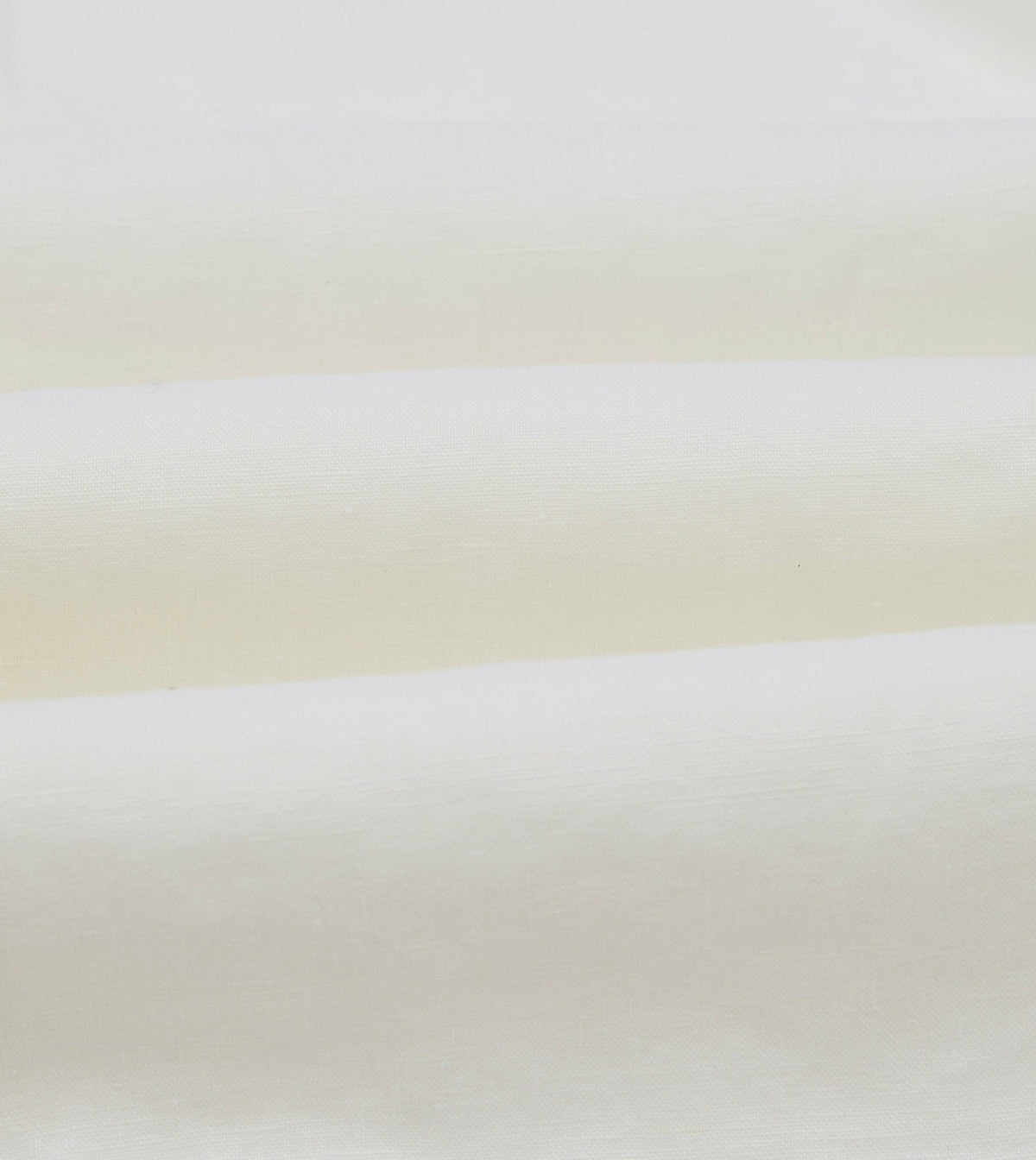 Drake's White Linen Button-Down Collar Shirt