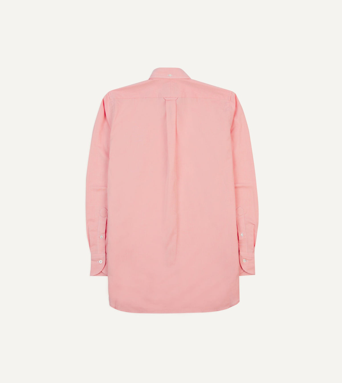 Drake's Pink Pinpoint Oxford Cotton Cloth Button-Down Shirt