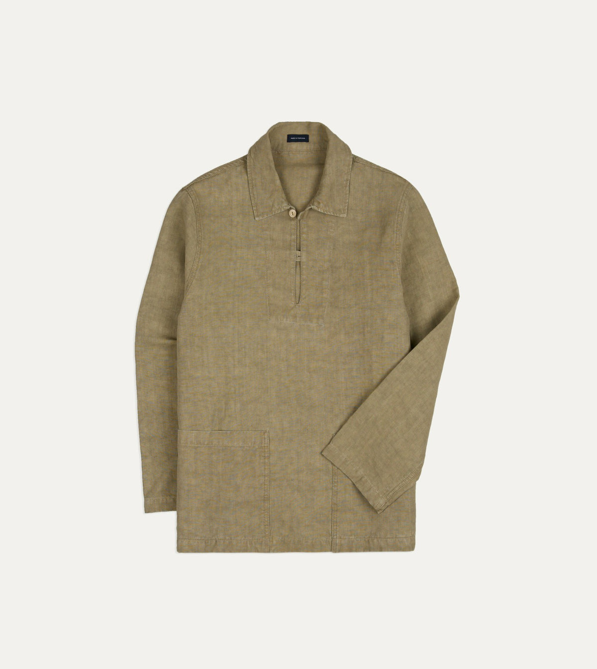 Drake's Sand Linen Smock