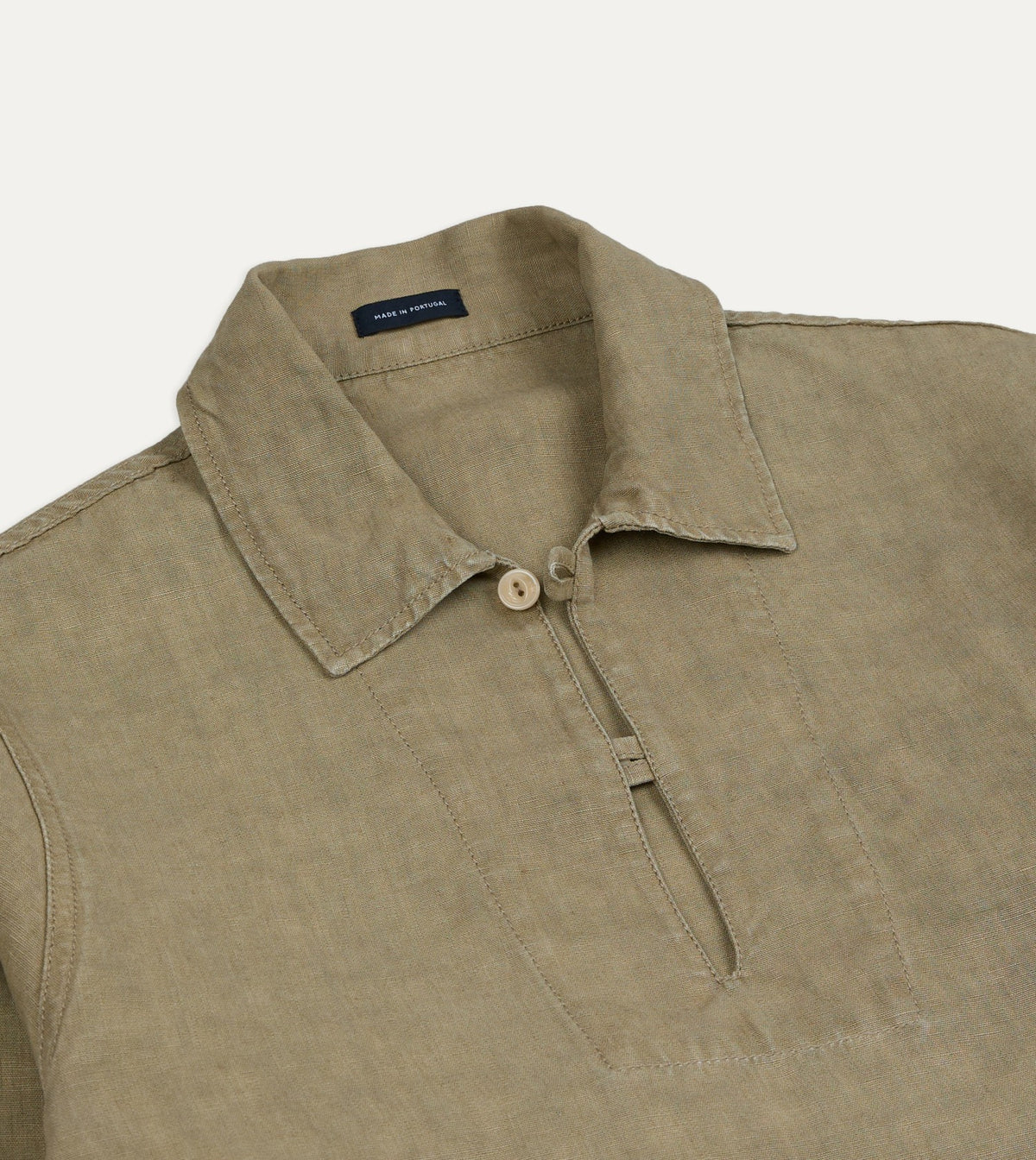 Drake's Sand Linen Smock