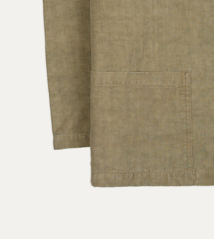 Drake's Sand Linen Smock