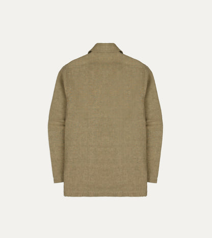 Drake's Sand Linen Smock