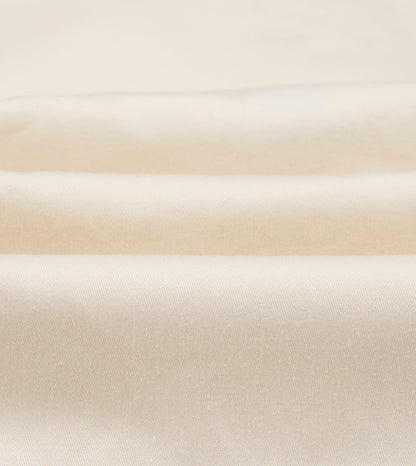 Drake's Ecru Cotton Tie Front Smock