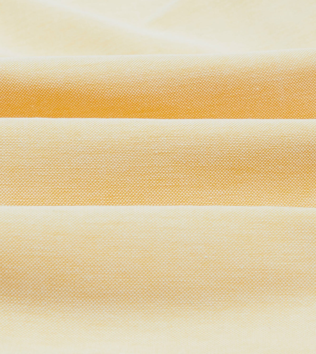 Drake's Yellow Cotton Oxford Cloth Button-Down Shirt