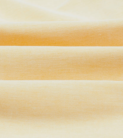 Drake's Yellow Cotton Oxford Cloth Button-Down Shirt
