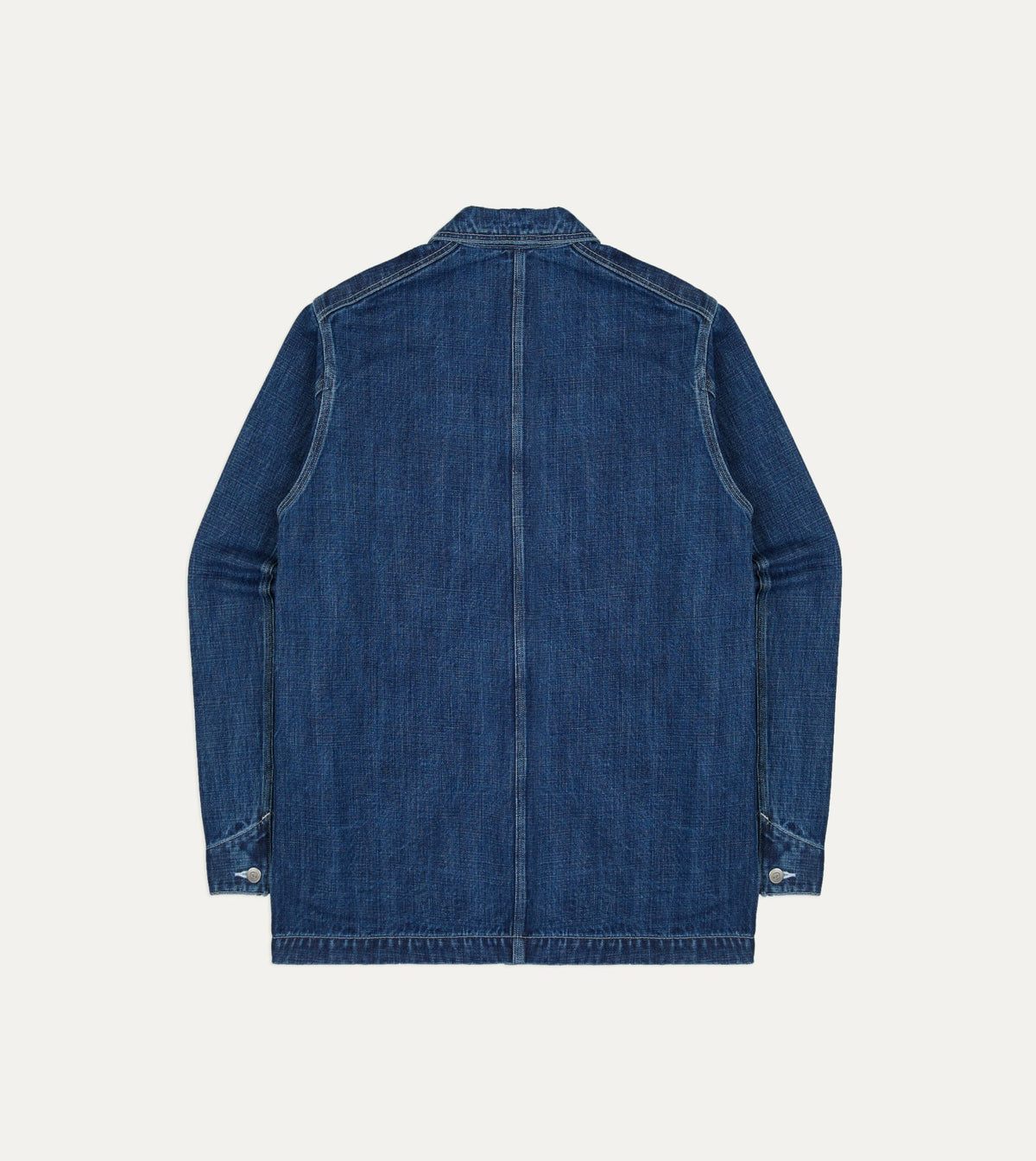 Drake's BEAMS F & Drake’s Vintage Blue Selvedge Denim Five-Pocket Chore Jacket