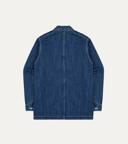 Drake's BEAMS F & Drake’s Vintage Blue Selvedge Denim Five-Pocket Chore Jacket