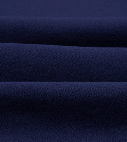Drake's Navy Moleskin Mitred Chore Jacket