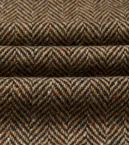 Drake's BEAMS F & Drake’s Tweed Raglan Overcoat