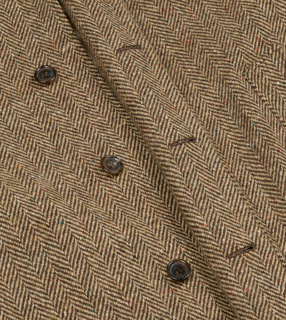 Drake's BEAMS F & Drake’s Tweed Raglan Overcoat
