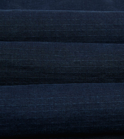 Drake's Indigo Cotton Wadded Vest